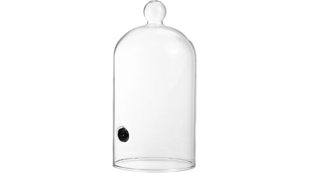 glass food cover dome