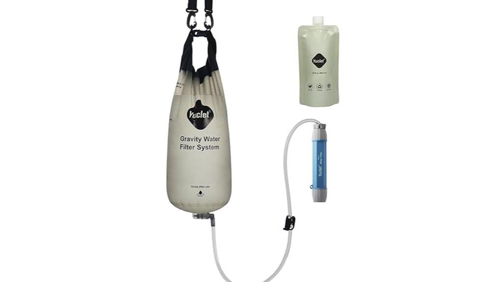 gravity water filter system