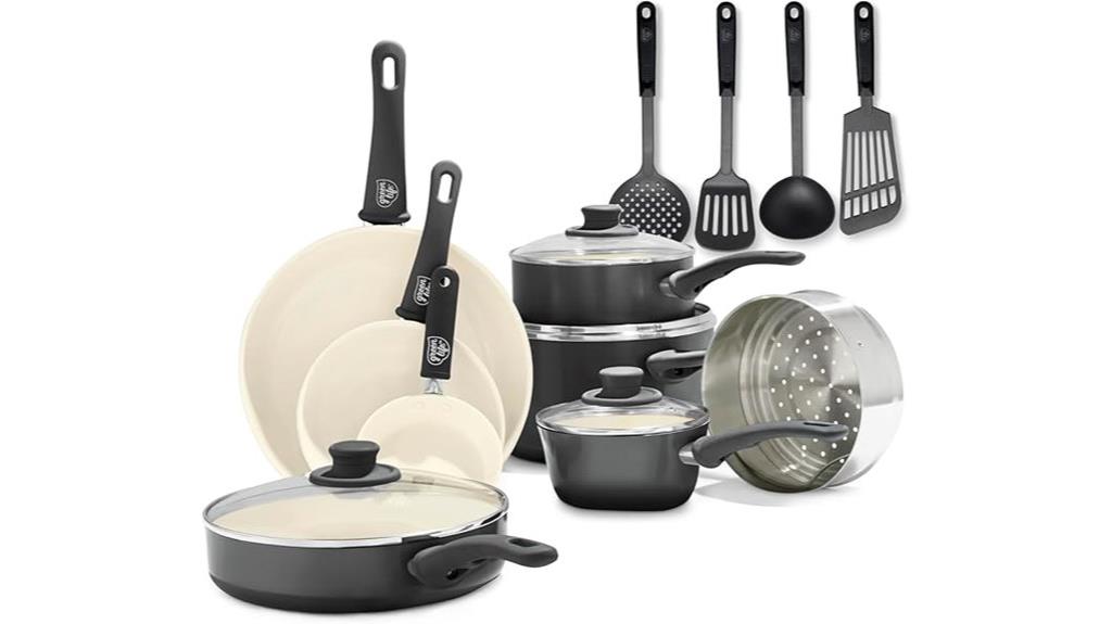 green cookware set