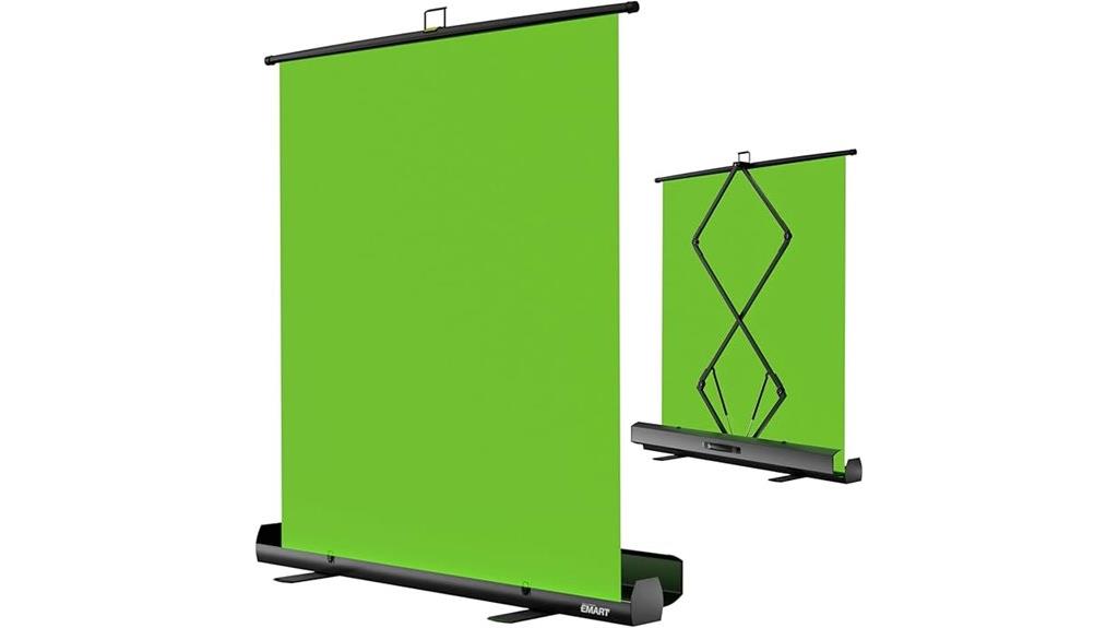 green screen collapsible backdrop
