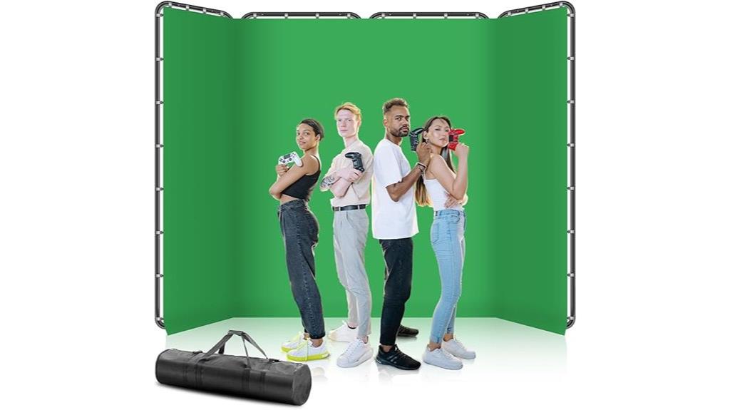green screen photography setup
