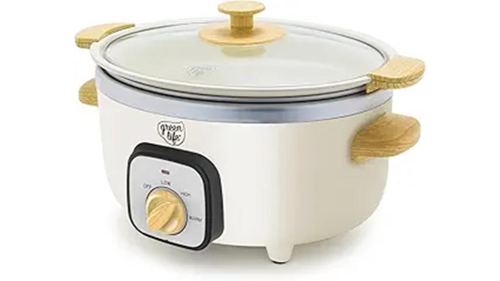 greenlife 3 5qt slow cooker