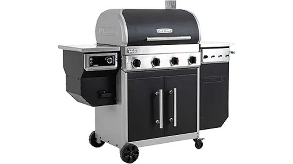 grill and pellet smoker