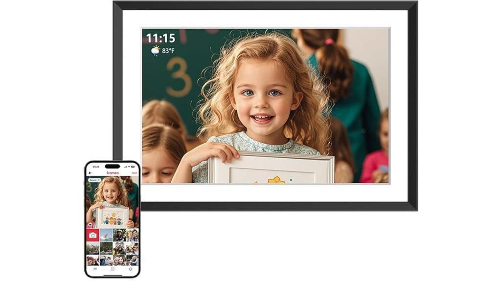 hd touch screen frame