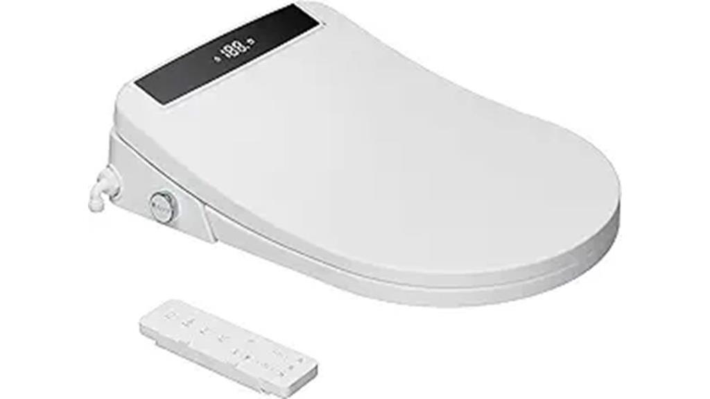 heated water bidet seat