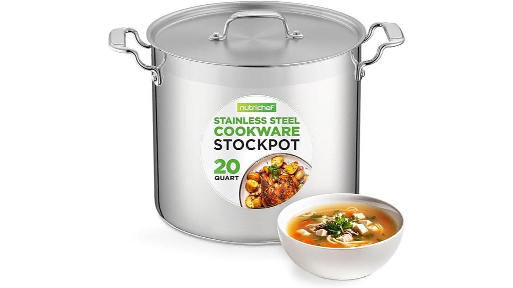 heavy duty 20 quart stockpot