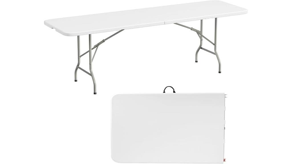 heavy duty 8 foot folding table