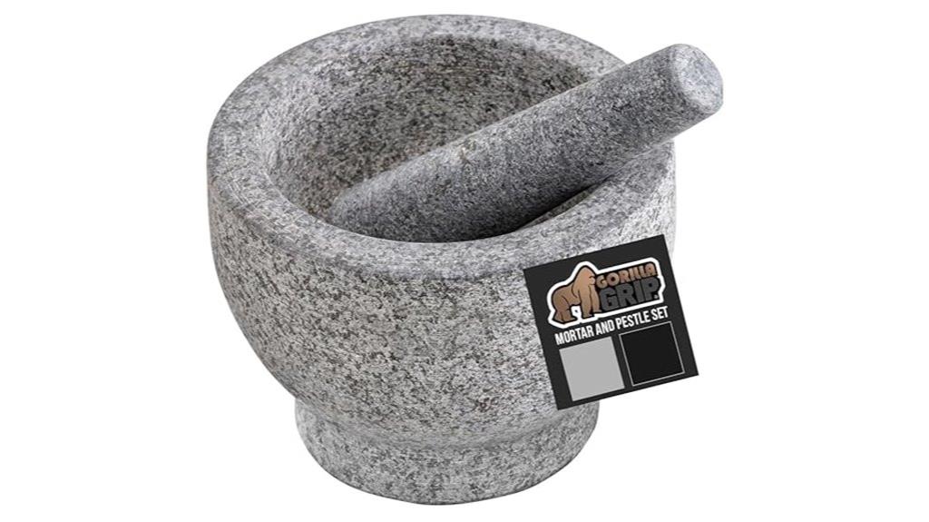 heavy duty granite mortar