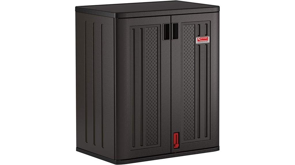 heavy duty lockable resin cabinet