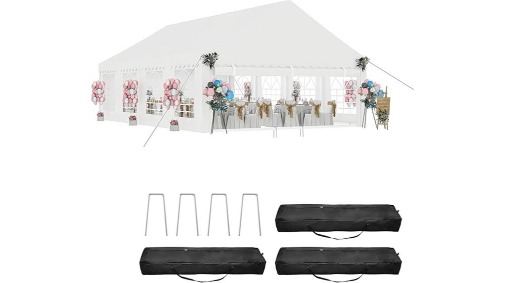 heavy duty pvc wedding tent