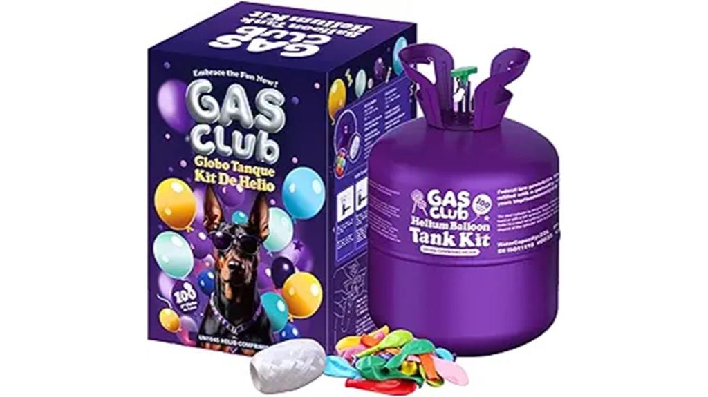 helium balloon kit