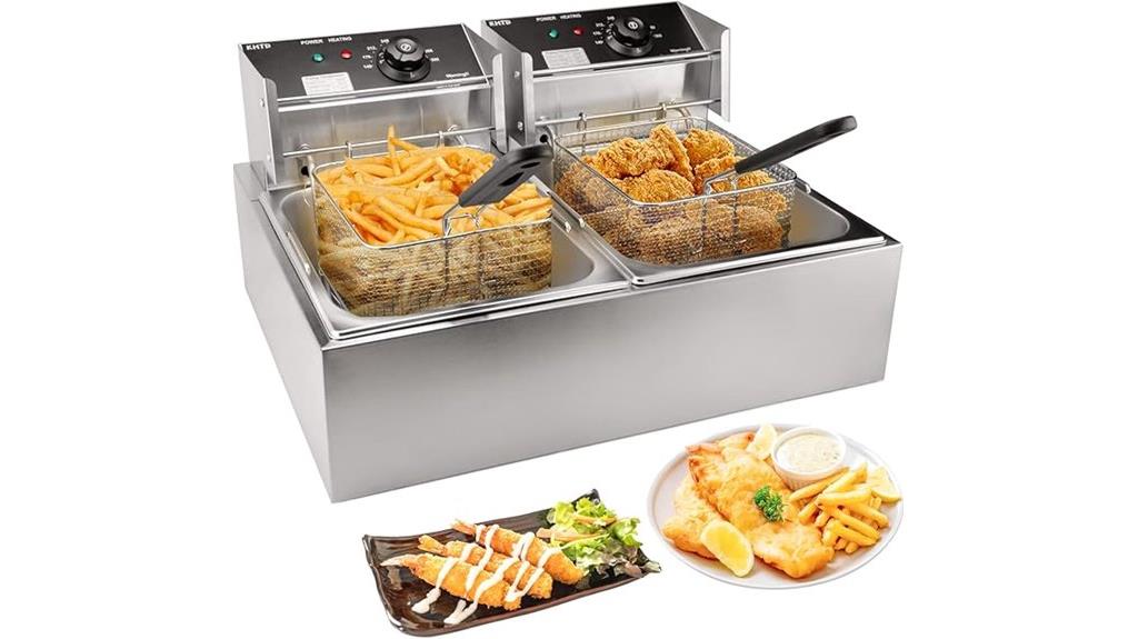 high capacity commercial fryer