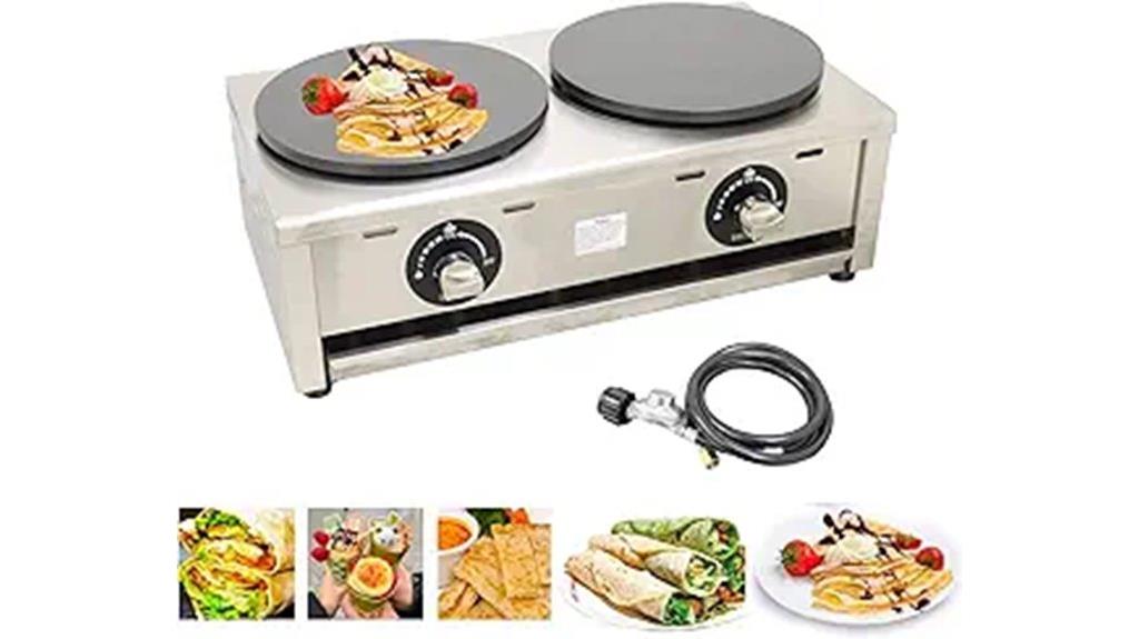 high pressure lpg crepe maker