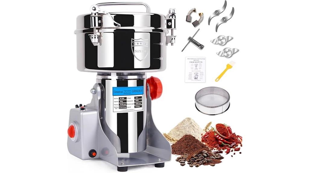 high speed stainless steel grinder