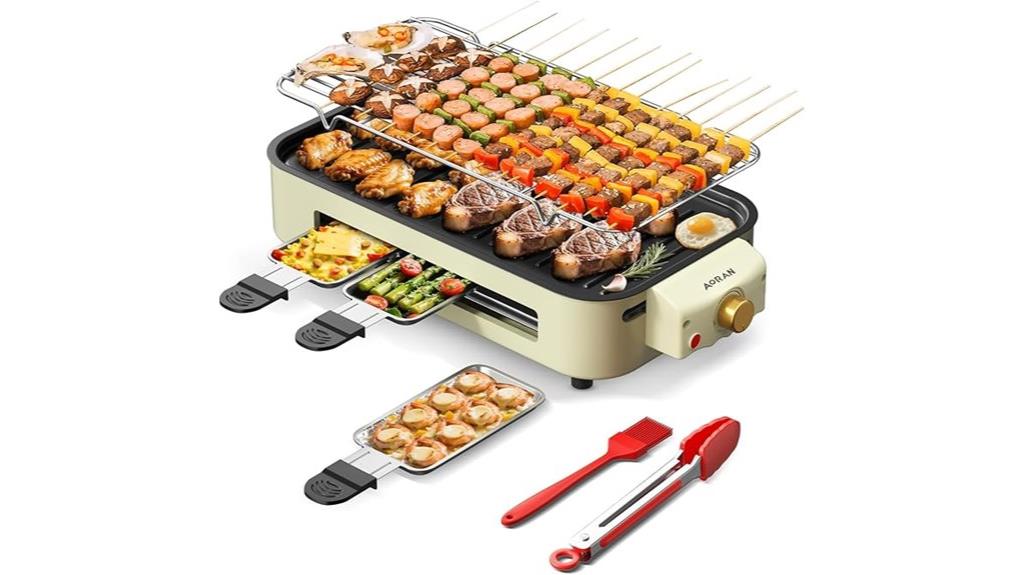 indoor electric smokeless grill