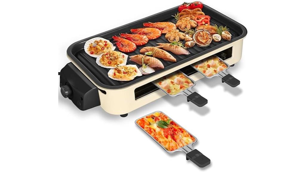 indoor grill with removable plates