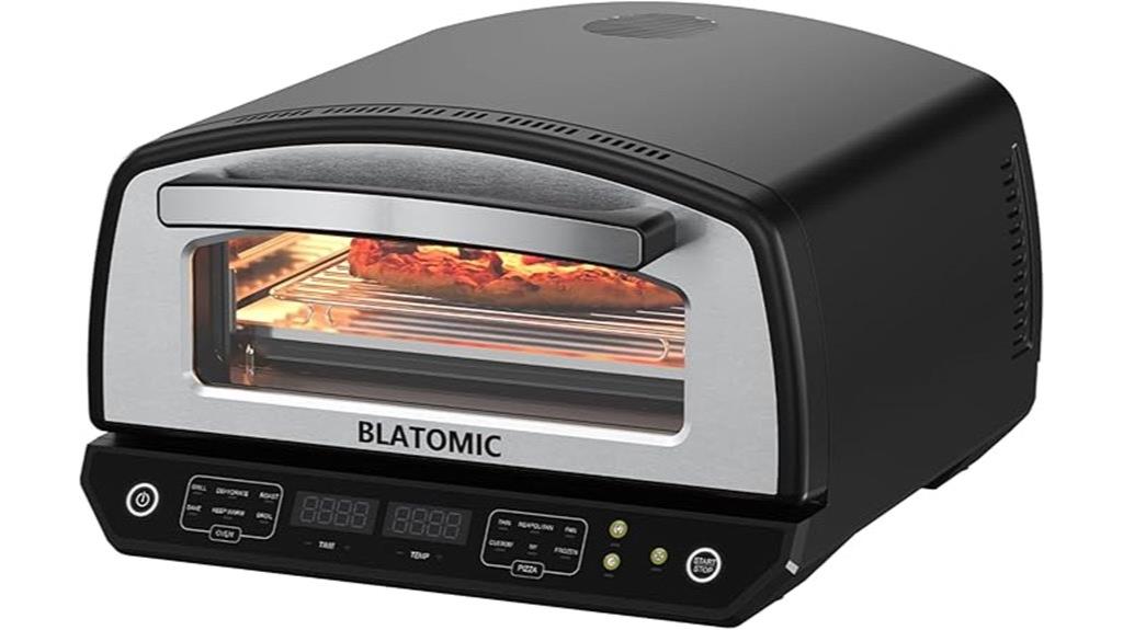 indoor pizza oven touchscreen
