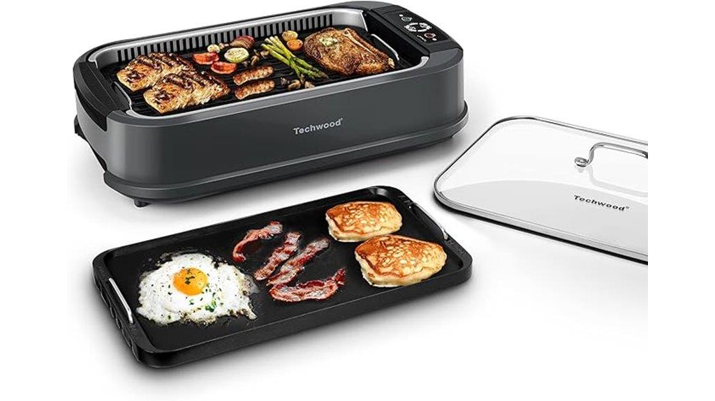 indoor smokeless electric grill
