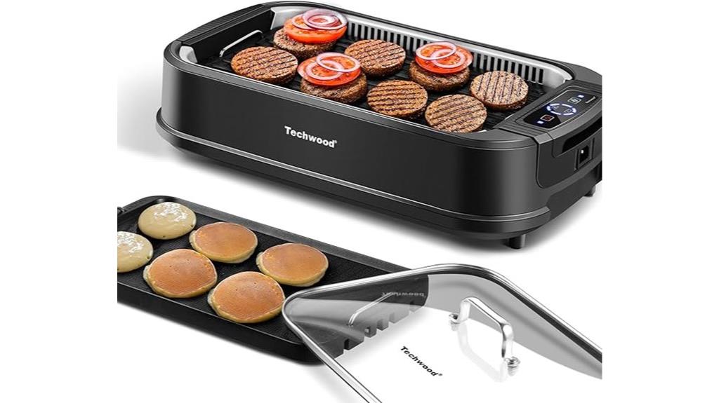 indoor smokeless electric grill