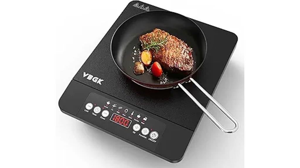 induction cooktop with lcd