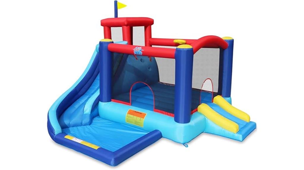 inflatable bounce house slide