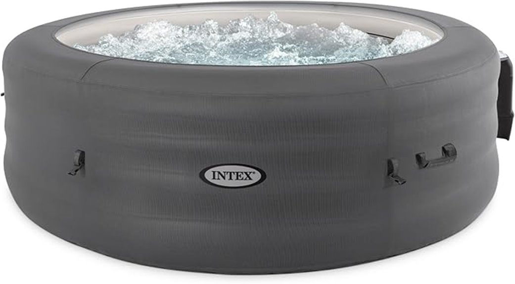 inflatable hot tub for six