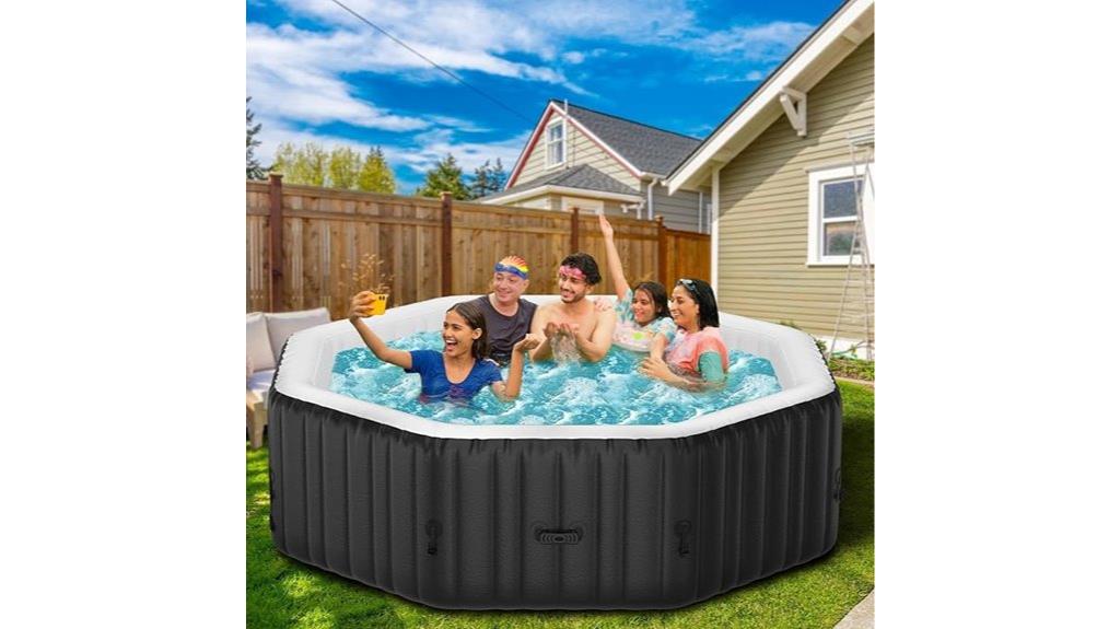 inflatable hot tub