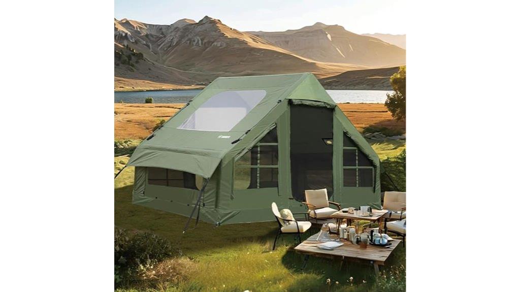 inflatable waterproof camping tent