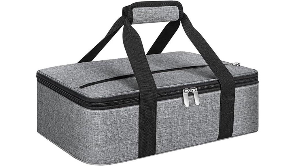 insulated food carrier bag