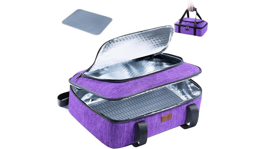 insulated food carrier bag