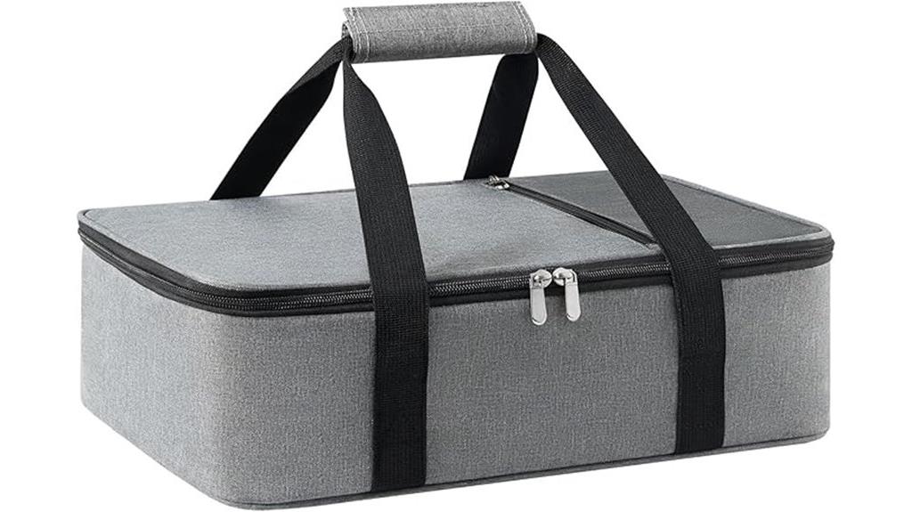 insulated food carrier bag