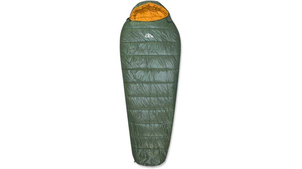 insulated mummy sleeping bag
