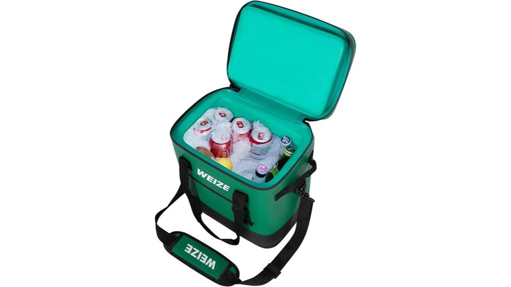 insulated portable cooler bag