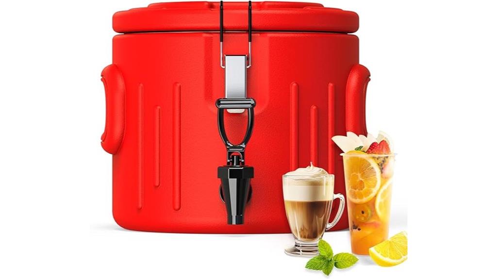 insulated steel 2 gallon dispenser