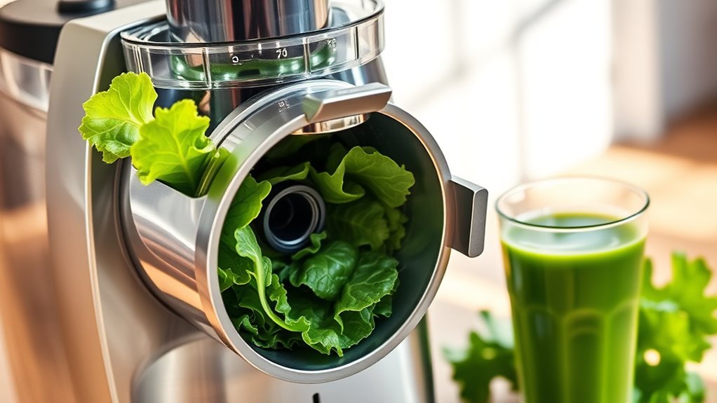 juicer features for greens