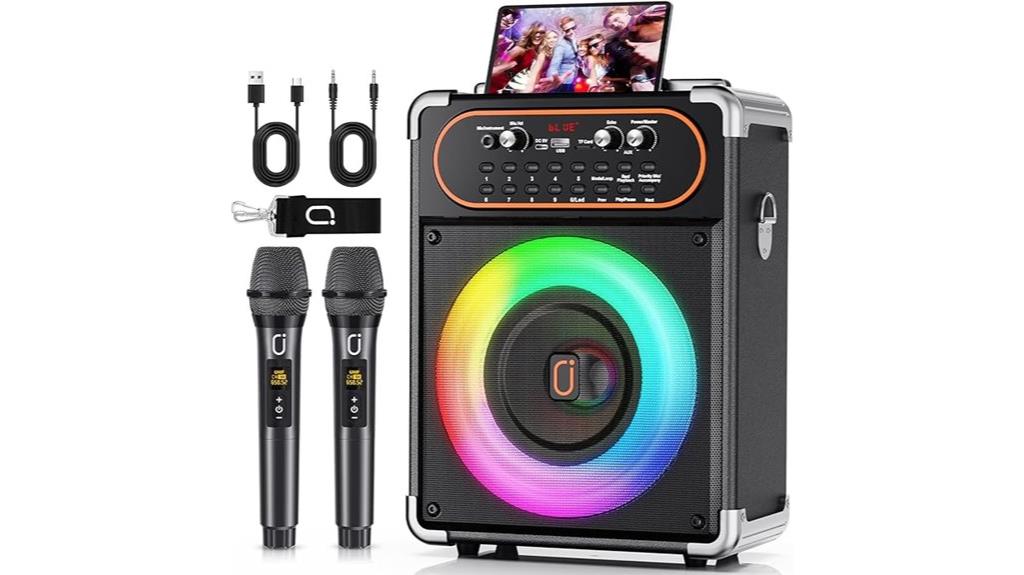 karaoke bluetooth microphone system