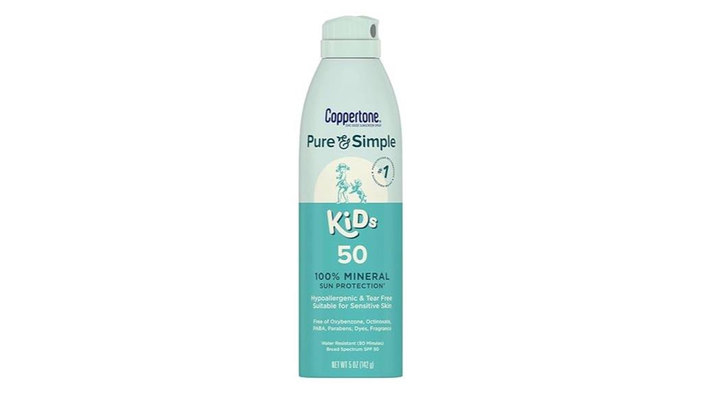 kids spf 50 spray