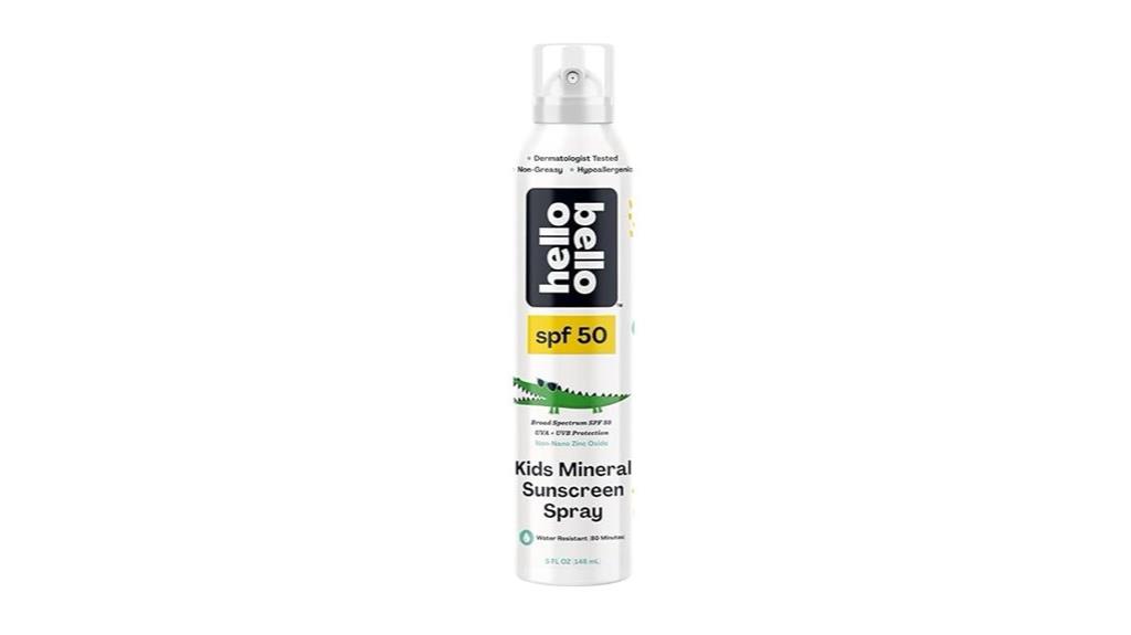 kids spf 50 spray