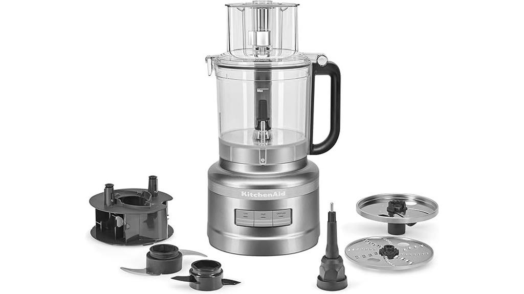 kitchenaid silver food processor