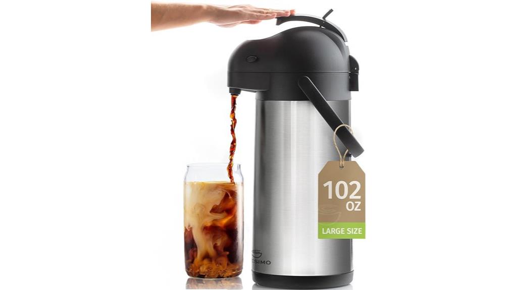 large 102oz coffee server