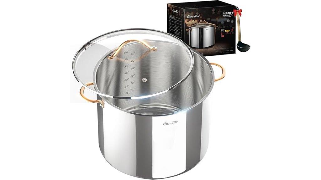 large 20 quart stock pot