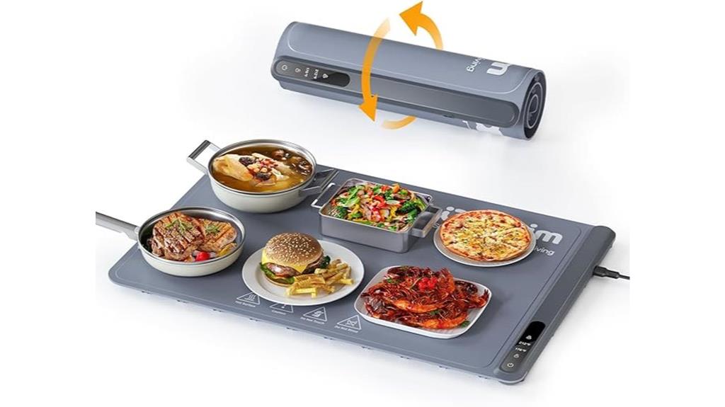 large adjustable warming tray