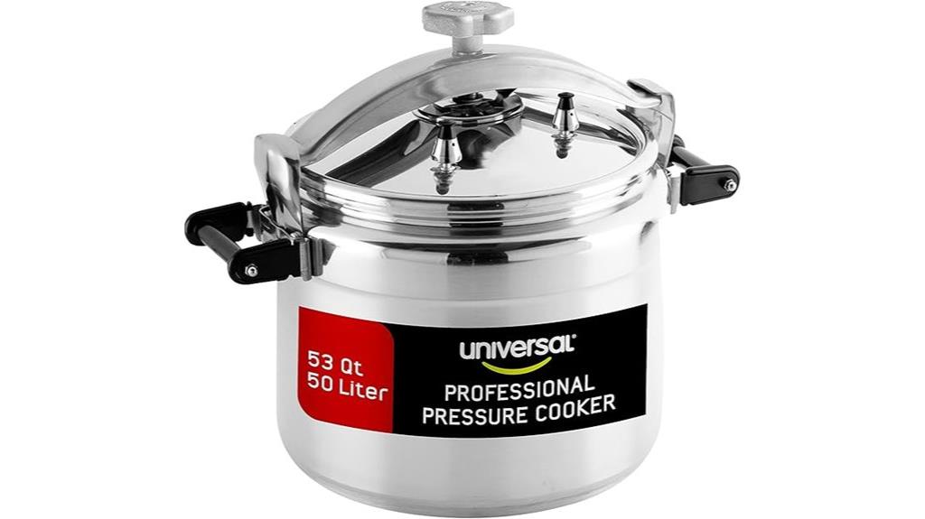 large capacity commercial pressure cooker
