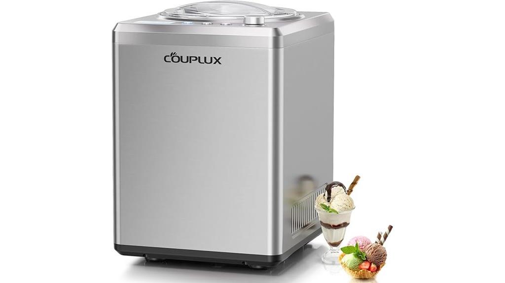 large capacity compressor ice cream maker