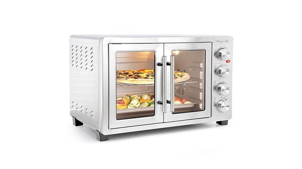large capacity french door oven