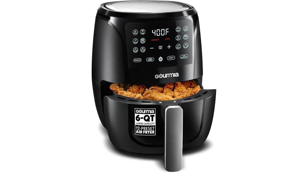 large digital air fryer