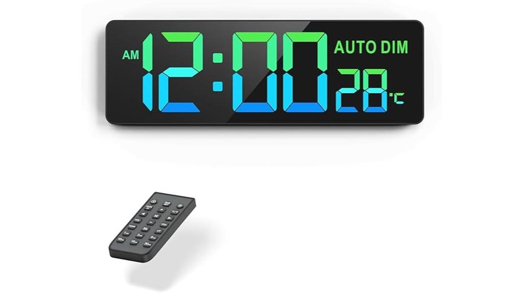 large digital wall timer