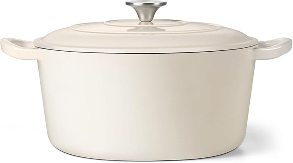 large enameled dutch oven