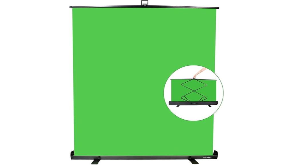 large green aluminum frame
