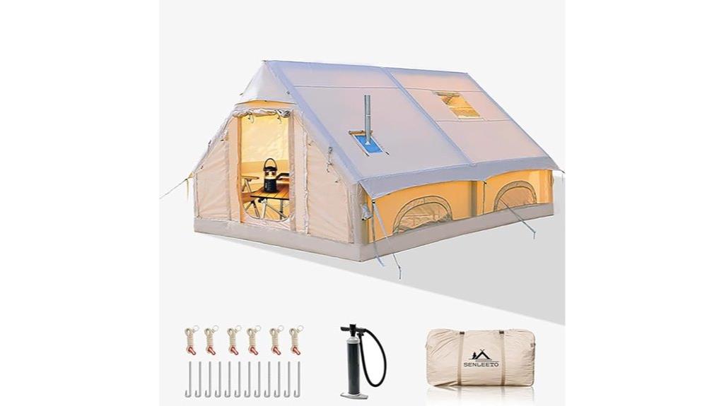 large inflatable family tent
